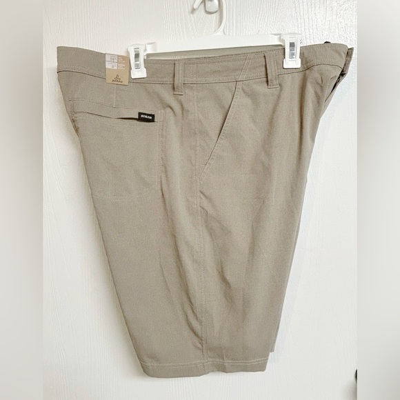 Prana Men’s Hybridizer Short 8” Khaki Size: 38 NWT - Picture 3 of 9